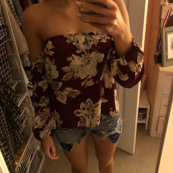 Charlotte Russe Tops - Off the shoulder blouse
